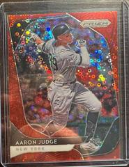 Aaron Judge [Red Donut Circles Prizm] Baseball Cards 2020 Panini Prizm Prices