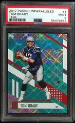 Tom Brady [Teal] #1 Football Cards 2017 Panini Unparalleled Prices