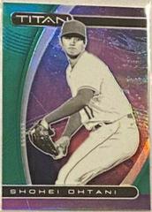 Shohei Ohtani [Green] #6 Baseball Cards 2021 Panini Chronicles Titan Prices