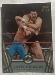 Andre the Giant [Silver] Wrestling Cards 2018 Topps Legends of WWE Prices
