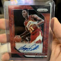 Dominique Wilkins Basketball Cards 2018 Panini Prizm Signatures Prices