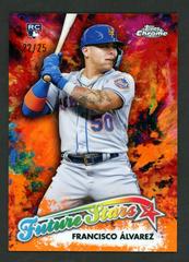 Francisco Alvarez [Orange] Baseball Cards 2023 Topps Chrome Future Stars Prices