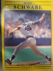 Mike Schwabe #351 Baseball Cards 1991 Fleer Prices