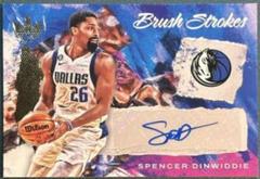 Spencer Dinwiddie #BR-SDD Basketball Cards 2022 Panini Court Kings Brush Strokes Prices