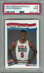 David Robinson #59 Basketball Cards 1991 Hoops McDonalds Prices