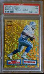 Barry Sanders [Gold] #27 Football Cards 1994 Pacific Marquee Prisms Prices
