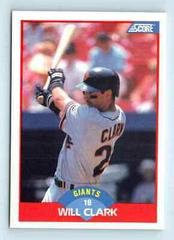 Will Clark #450 Baseball Cards 1989 Score Prices