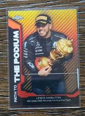 Lewis Hamilton [Gold] #PTP-LH Racing Cards 2021 Topps Chrome Formula 1 Path to the Podium Prices