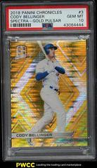 Cody Bellinger [Gold Pulsar] #3 Baseball Cards 2018 Panini Chronicles Spectra Prices