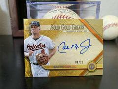 Cal Ripken Jr. [Orange] Baseball Cards 2022 Topps Tribute Solid Gold Greats Autographs Prices