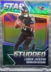 Lamar Jackson [Green] #SS14 Football Cards 2021 Panini Rookies and Stars Studded Prices