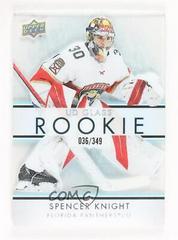 Spencer Knight #GR-11 Hockey Cards 2021 Upper Deck Ovation UD Glass Rookies Prices