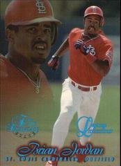 Brian Jordan [Row 1 Masterpiece] #56 Baseball Cards 1997 Flair Showcase Legacy Collection Prices