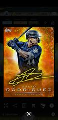 Julio Rodriguez #FA-JRO Baseball Cards 2022 Topps Fire Autographs Prices