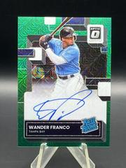 Wander Franco [Green Mojo] Baseball Cards 2022 Panini Donruss Optic Rated Rookie Signatures Prices