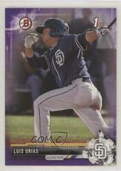 Luis Urias [Purple] Baseball Cards 2017 Bowman Prospects Prices