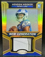 Hendon Hooker [Gold] #NGJM-16 Football Cards 2023 Panini Certified New Generation Jerseys Mirror Prices