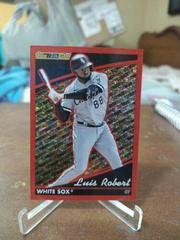 Luis Robert [Red] #BG-7 Baseball Cards 2022 Topps Update Black Gold Prices