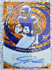 Jordan Addison #22 Football Cards 2023 Panini Spectra Rookie Autograph Neon Orange Prices