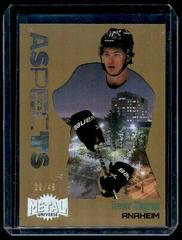 Trevor Zegras [Gold] #A-8 Hockey Cards 2022 Skybox Metal Universe Aspects Prices