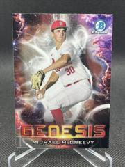 Michael McGreevy Baseball Cards 2021 Bowman Draft Genesis Prices