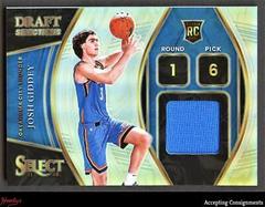 Josh Giddey Basketball Cards 2021 Panini Select Draft Selections Memorabilia Prices