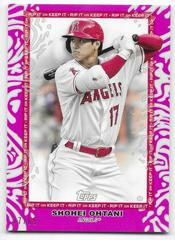 Shohei Ohtani [Fuchsia] Baseball Cards 2022 Topps Rip Prices