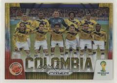 Colombia [Yellow & Red Pulsar] Soccer Cards 2014 Panini Prizm World Cup Team Photos Prices