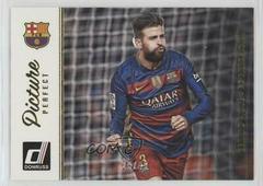 Gerard Pique [Canvas] Soccer Cards 2016 Panini Donruss Picture Perfect Prices