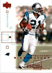 Tim Biakabutuka #14 Football Cards 2001 Upper Deck Pros & Prospects Prices