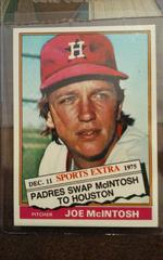 Joe McIntosh #497T Baseball Cards 1976 Topps Traded Prices