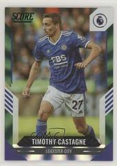 Timothy Castagne [Green Laser] Soccer Cards 2021 Panini Score Premier League Prices