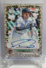 Spencer Torkelson [Silver Metallic] #WHA-ST Baseball Cards 2022 Topps Holiday Autographs Prices
