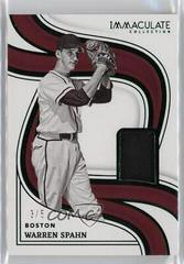 Warren Spahn [Green] #101 Baseball Cards 2023 Panini Immaculate Prices