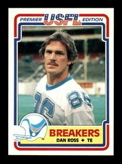 Dan Ross #80 Football Cards 1984 Topps USFL Prices