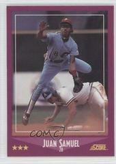 Juan Samuel #32 Baseball Cards 1988 Score Prices
