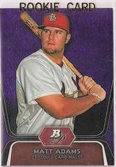Matt Adams #BPP1 Baseball Cards 2012 Bowman Platinum Prospects Prices