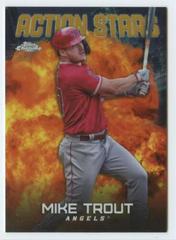 Mike Trout [Gold] #ASC-29 Baseball Cards 2023 Topps Chrome Update Action Stars Prices