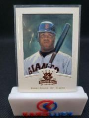 Barry Bonds [Framed Portraits Bronze] #18 Baseball Cards 2002 Donruss Diamond Kings Prices