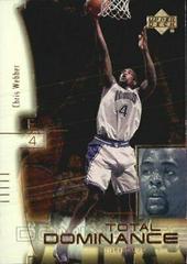 Chris Webber #TD12 Basketball Cards 2000 Upper Deck Total Dominance Prices