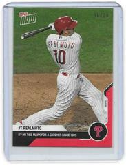 JT Realmuto [Red] #103 Baseball Cards 2020 Topps Now Prices