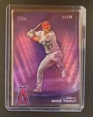 Mike Trout [Purple Glitter] #1 Baseball Cards 2022 Topps X Steve Aoki Prices