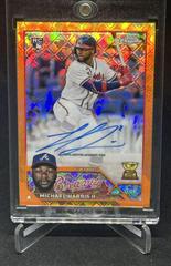 Michael Harris II [Orange] #RCA-MH Baseball Cards 2023 Topps Chrome Logofractor Autograph Prices