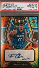 Franz Wagner [Tie Dye Prizm] #RJ-FWG Basketball Cards 2021 Panini Select Rookie Jersey Autographs Prices