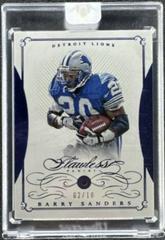Barry Sanders [Sapphire] Football Cards 2015 Panini Flawless Prices