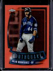 Julio Rodriguez [Orange] #YQ-1 Baseball Cards 2023 Topps Chrome Youthquake Prices