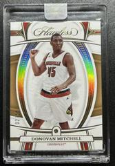 Donovan Mitchell [Gold] #34 Basketball Cards 2022 Panini Flawless Collegiate Prices
