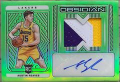 Austin Reaves [Jersey Autograph Green Flood] #202 Basketball Cards 2021 Panini Obsidian Prices