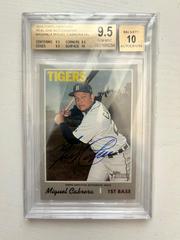 Miguel Cabrera Baseball Cards 2019 Topps Heritage Real One Autographs Prices