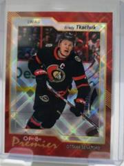 Brady Tkachuk [Diamond Rainbow] #P-38 Hockey Cards 2023 O-Pee-Chee Premier Prices